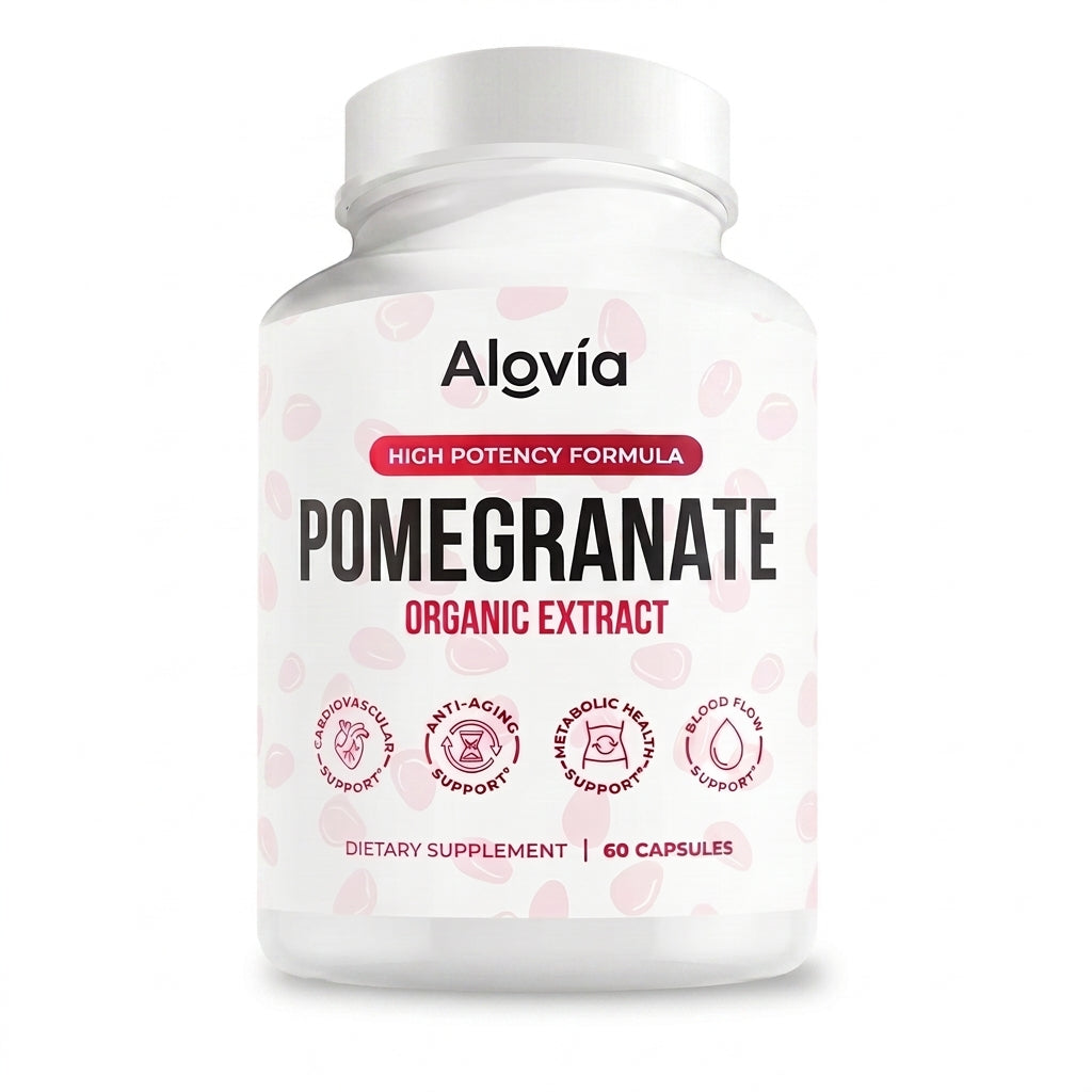 ALOVIA - Organic Pomegranate Extract Capsules High Potency Formula  UpSell